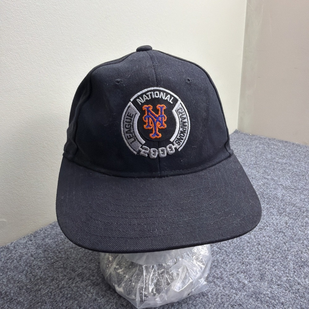 VINTAGE 2000 New Era NY Mets National League Champions Hat Cap Made in USA Y2K